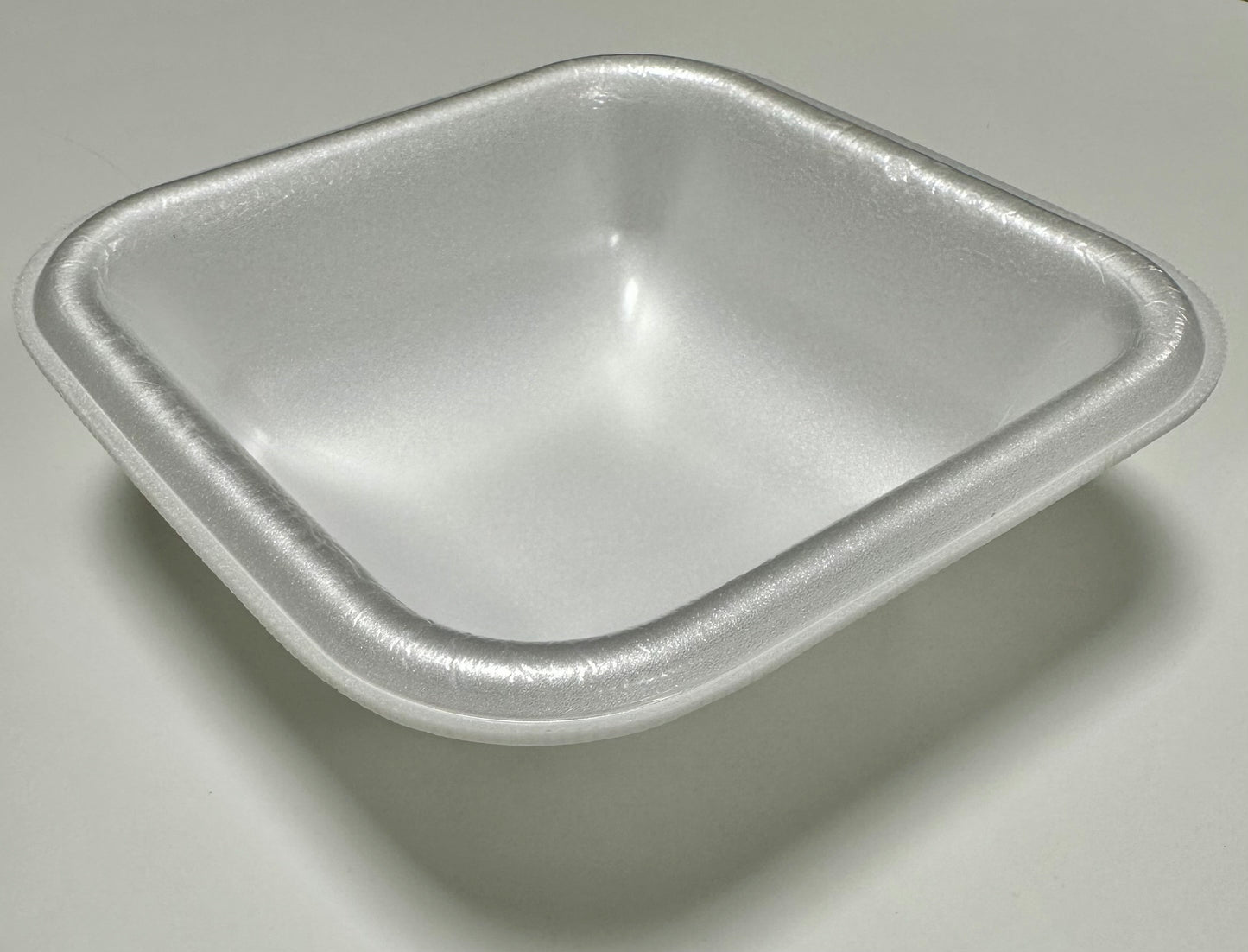 Thermo (ISO)Menüschale aus Polystyrol-Schaum (XPS), laminiert, ungeteilt, weiß, 920ml, 1-0920 / 1783, 400 Stück