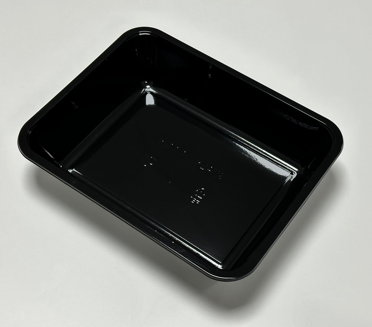 APET Siegelschale, 1-teilig, 227 x 177 x 50 mm, 1,4l, schwarz und transparent, 1-1196, 400 Stück