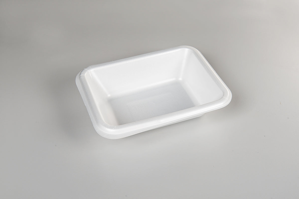 Thermo (ISO) Siegelschale aus Polystyrol-Schaum (XPS), laminiert, weiß, 1-teilig, 1-1087 / 621, 800 Stück