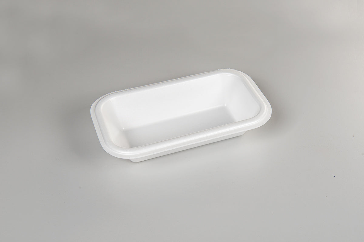 Thermo (ISO) Siegelschale aus Polystyrol-Schaum (XPS), laminiert, weiß, 1-teilig, 1-1130 / 609,  800 Stück