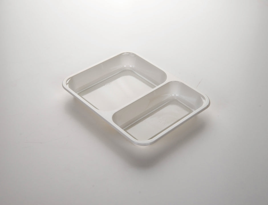 CPET sealing tray, black and white, 2 pieces, 227 x 177 x 35 mm, 2-0729, 340 pieces