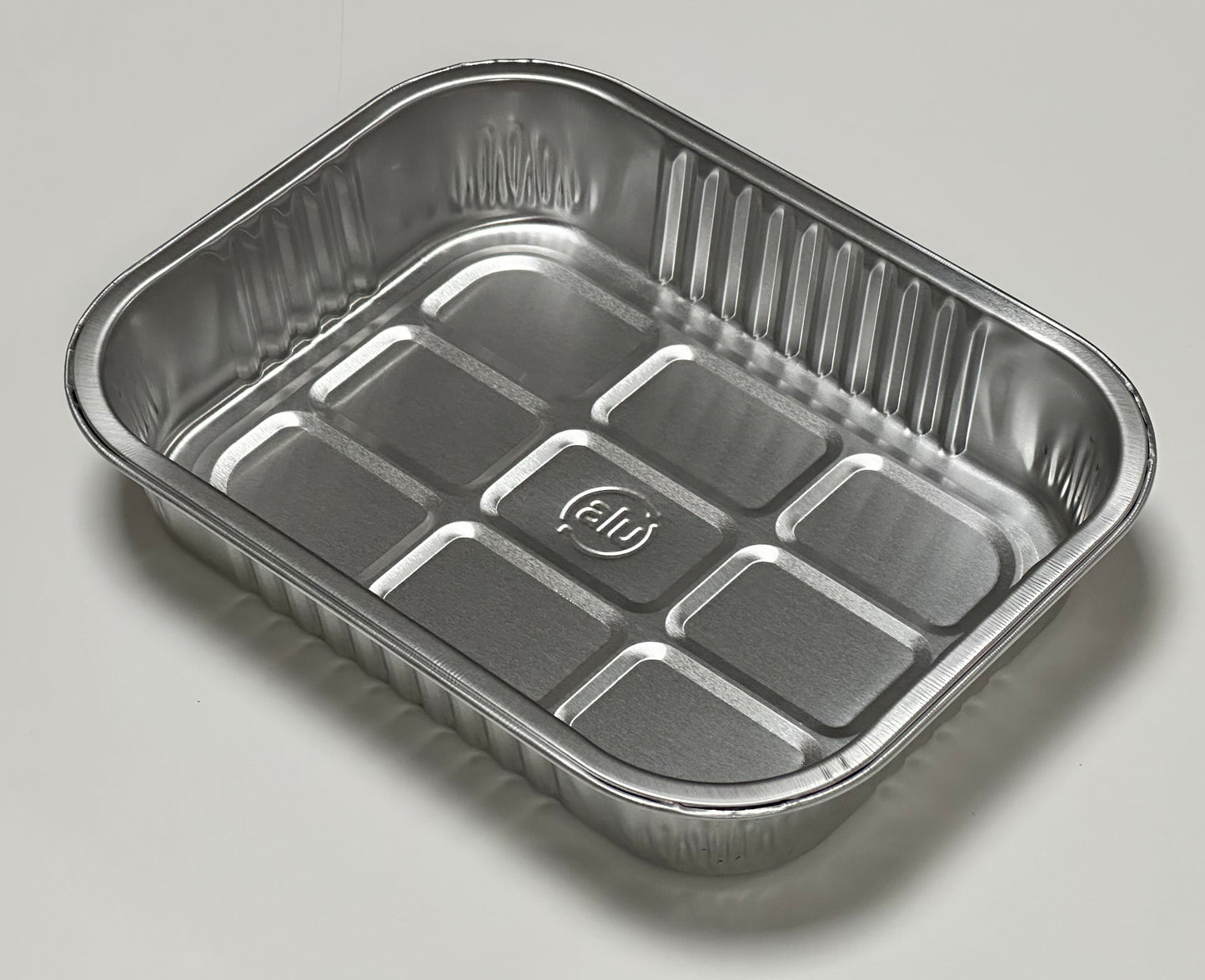 Aluminum sealing bowl, 1 piece, silver, 178 x 136 x 34 mm, A1-061, 540 pieces