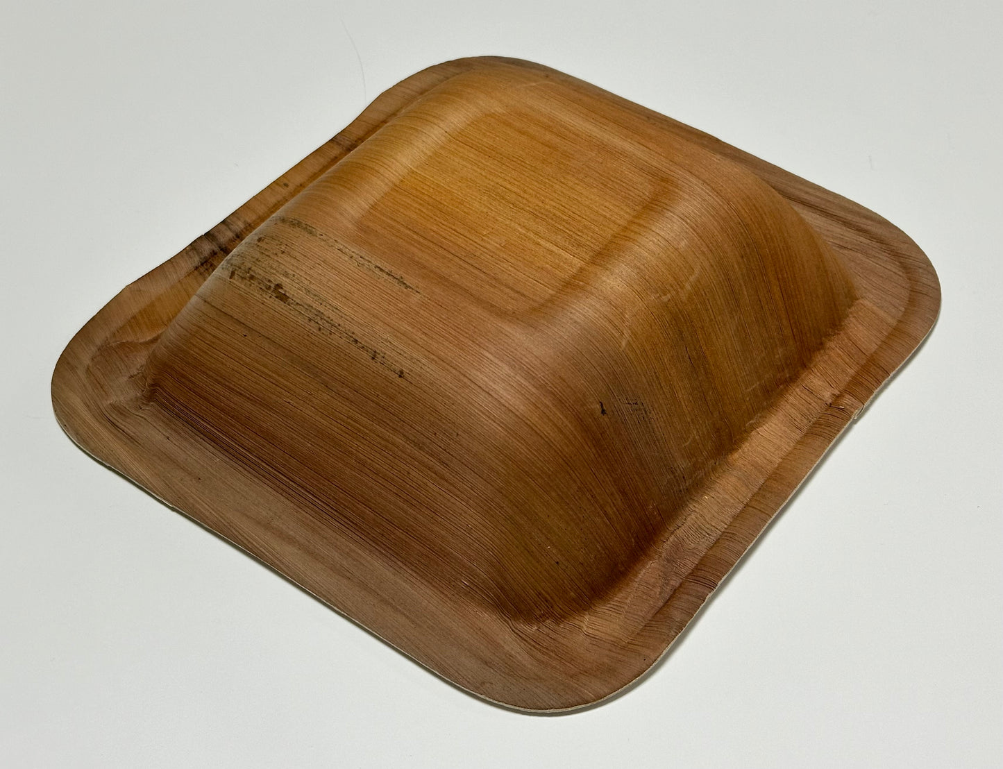 Siegelbare Bio-Bowl aus Palmblatt, natur, ungeteilt, 1.800ml, 260x278x63mm, plastikfrei, kompostierbar, 100 Stück