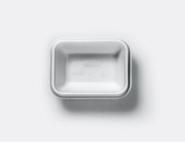 Thermo (ISO) Siegelschale aus Polystyrol-Schaum (XPS), laminiert, weiß, 1-teilig, 1-0518, 1.000 Stück
