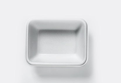 Thermo (ISO) Siegelschale aus Polystyrol-Schaum (XPS), laminiert, weiß, 1-teilig, 1-1087 / 621, 800 Stück