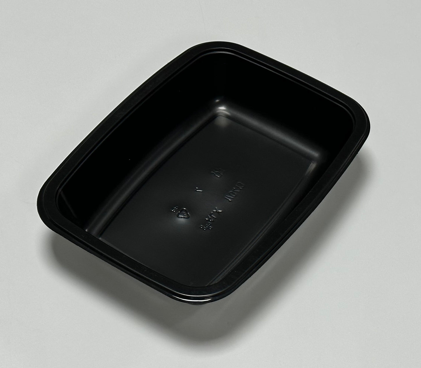 可重复使用的 PP 密封碗，不可分割，178x136x34mm，500ml，黑色和白色，500 件