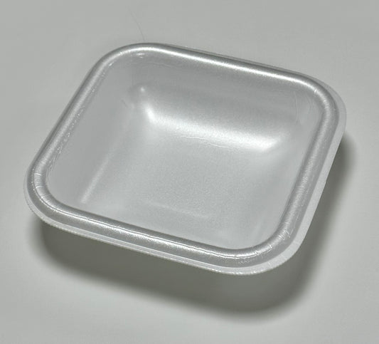 Thermo (ISO) menu tray made of polystyrene foam (XPS), laminated, undivided white, 740ml, 1-0740 / 1781, 400 pieces
