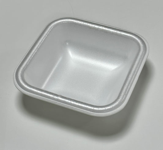 Thermo (ISO) menu tray made of polystyrene foam (XPS), laminated, undivided, white, 920ml, 1-0920 / 1783, 400 pieces