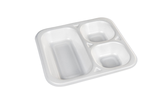ALX 500 Siegelschalen aus XPS, laminiert, 3-teilig, 3-1330 / 603, 1.330 ml, weiß