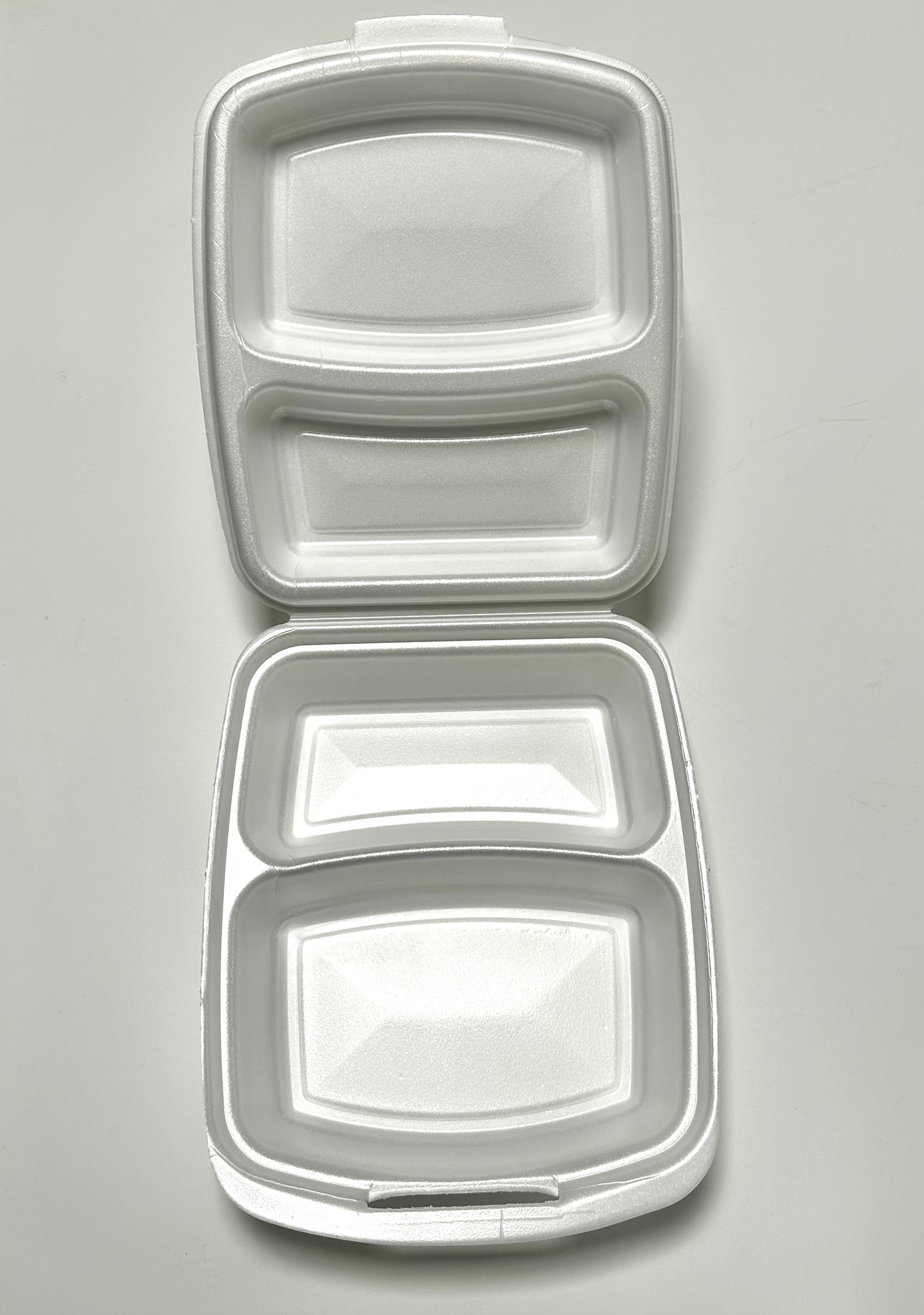 XPS menu box, 2 parts, white, 200 pieces per box