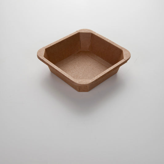 PaperTray aus Kraftpapier mit PET-Laminierung, 1-teilig, 178 x 178 x 50 mm, 1.000 ml, 300 Stück