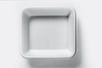 Thermo (ISO) sealing tray made of polystyrene foam (XPS), laminated, white, 1-piece, 1-2250 / 601 (NEW: deep version), 500 pieces