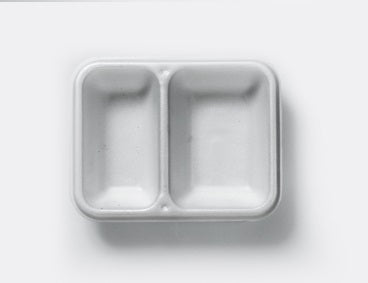 Thermo (ISO) Siegelschale aus Polystyrol-Schaum (XPS), laminiert, weiß, 2-teilig, 2-0888 / 622, 800 Stück